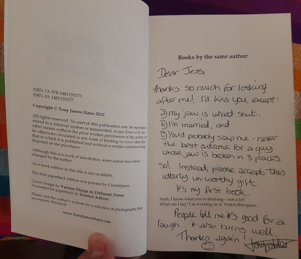Book Inscription Jess